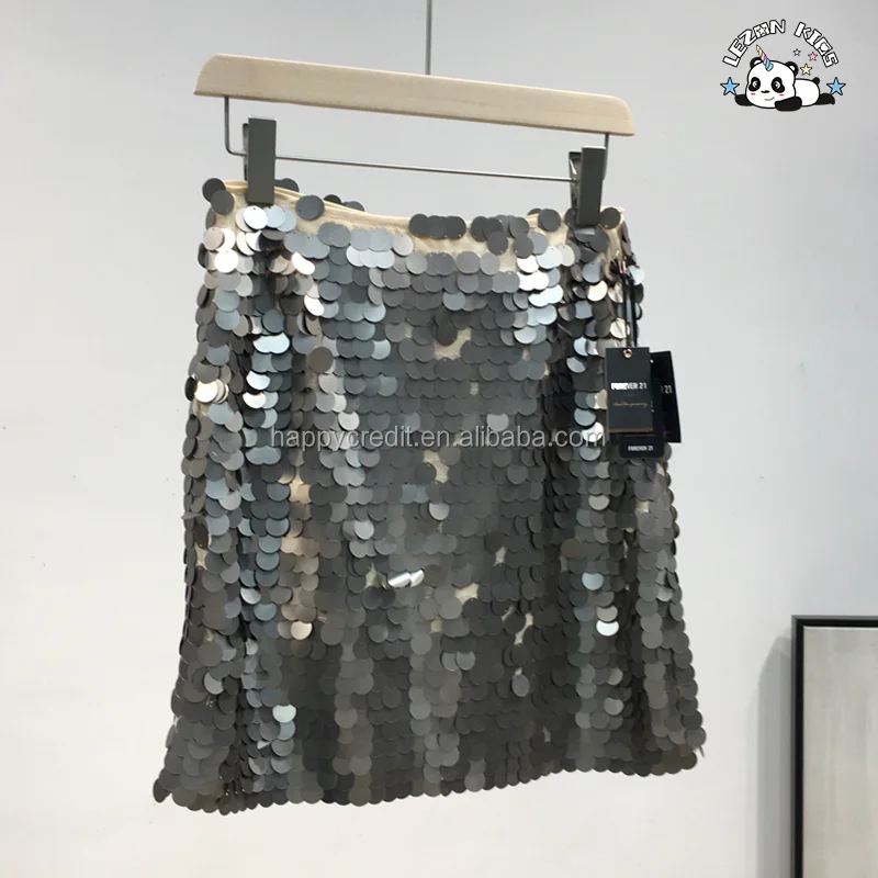 LEZONKIDS - Custom Flip Sequin Girls Skirts Rainbow Sequin Kids Skirt Girls Skirt for 2-12Years